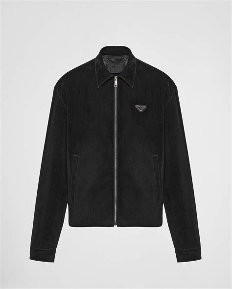 black prada jacket women's|prada black jacket men.